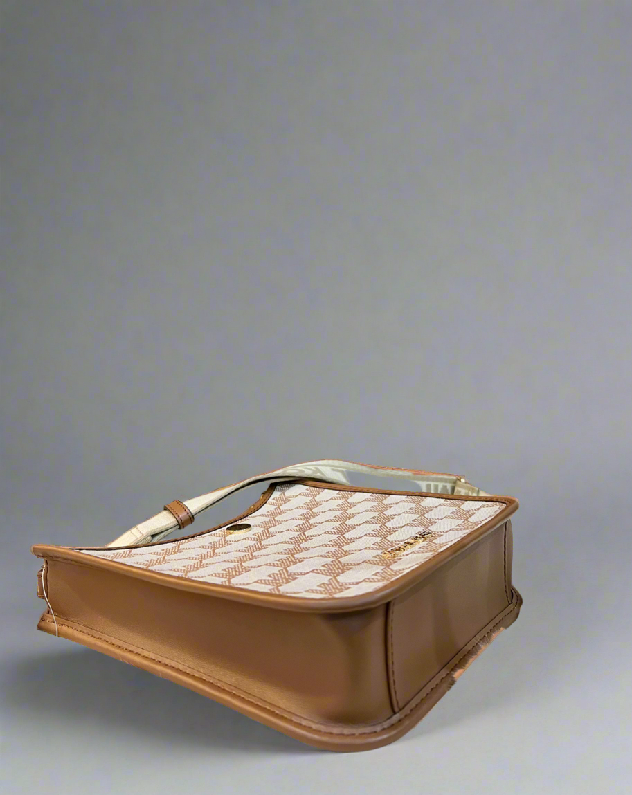 MICHAEL KORS BRYLE SMALL LOGO CANVAS MESSENGER CROSSBODY BAGS