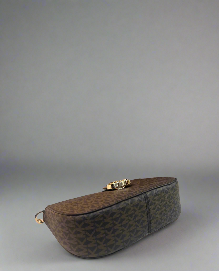 MICHAEL KORS CARMEN LEATHER POUCHETTE SHOULDER BAG ONLY