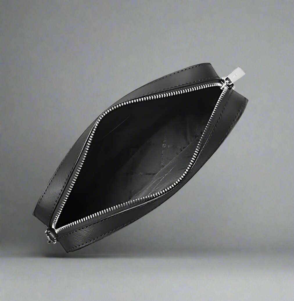 MICHAEL KORS EW JET SET CAMERA BAG MONOGRAM BLACK GREY - PVC LEATHER ( BOUTIQUE )