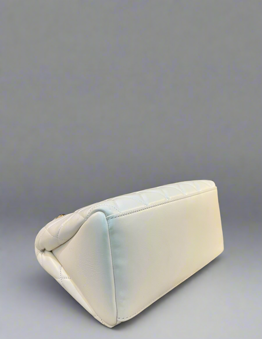 KATE SPADE CAREY SMOOTH QUILTED SULLIVAN SATCHEL CROSSBODY - MERINGUE COLOR