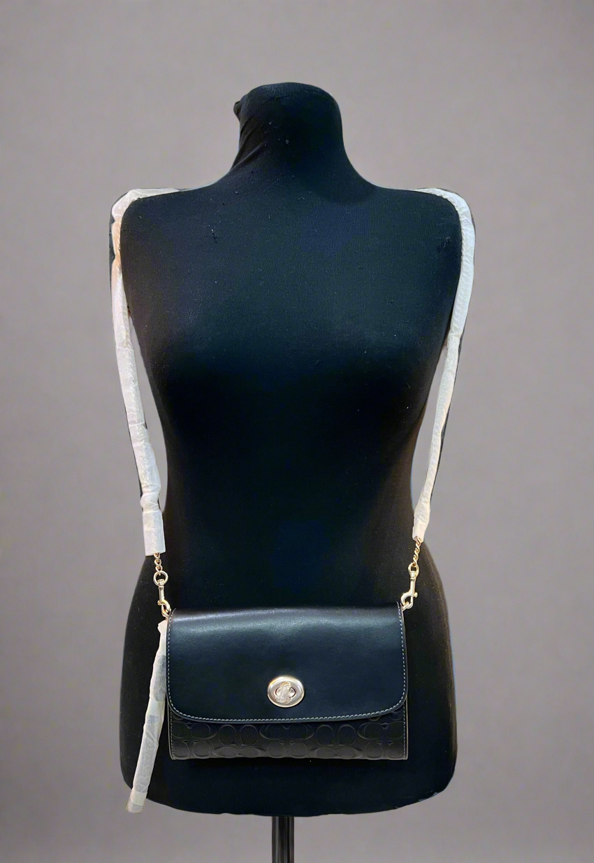 Coach Chain Crossbody in Signature Leather
