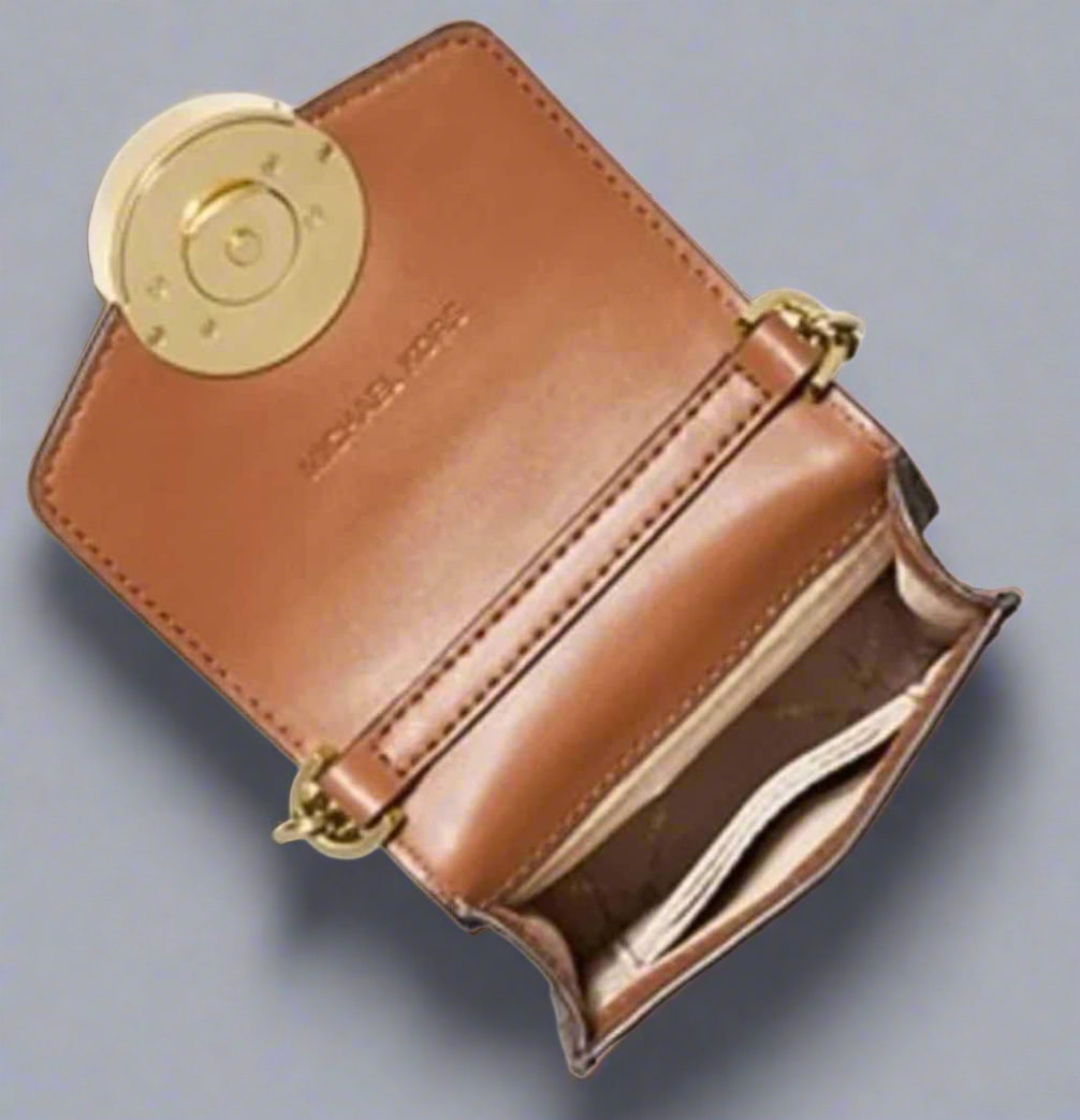 Michael Kors Carmen Phone Crossbody Bag - Signature Coated Canvas Leather