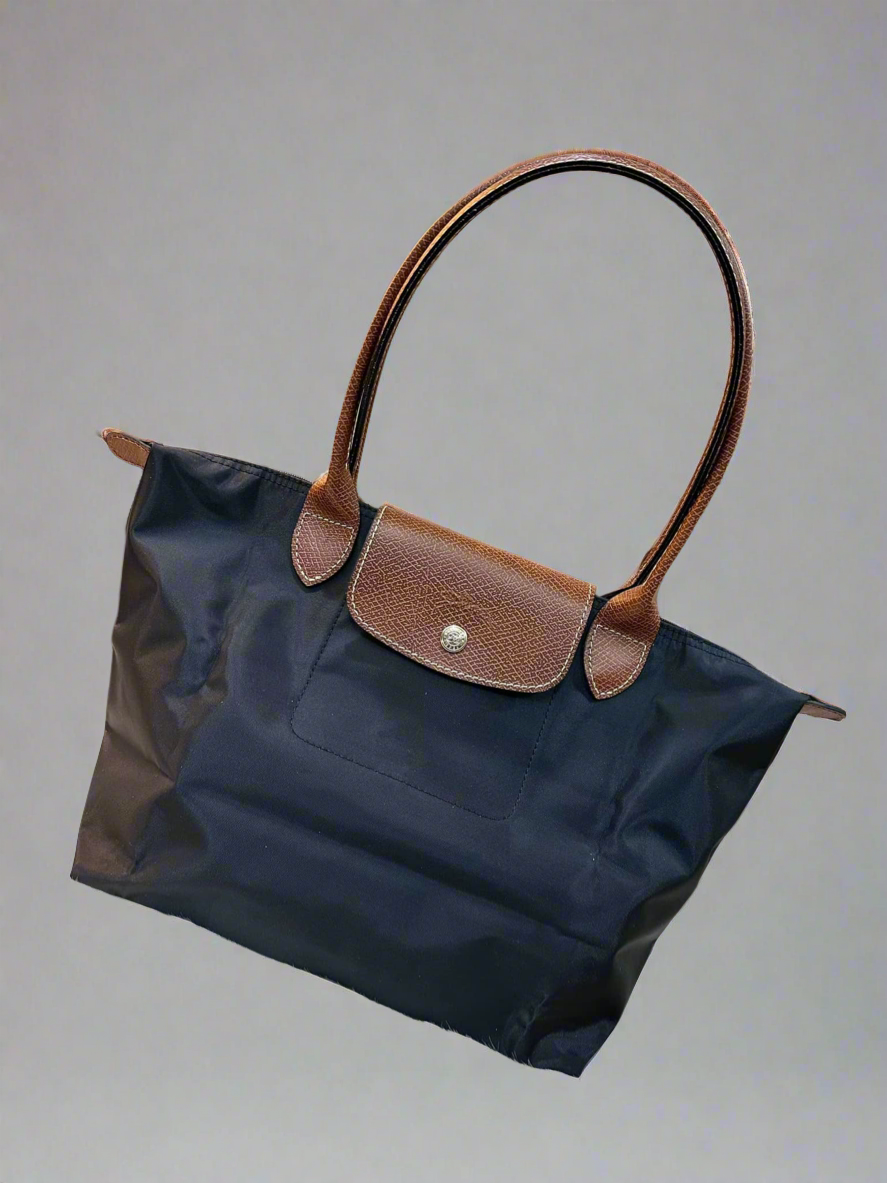 LONGCHAMP MEDIUM LE PLIAGE TOTE BAG - BLACK