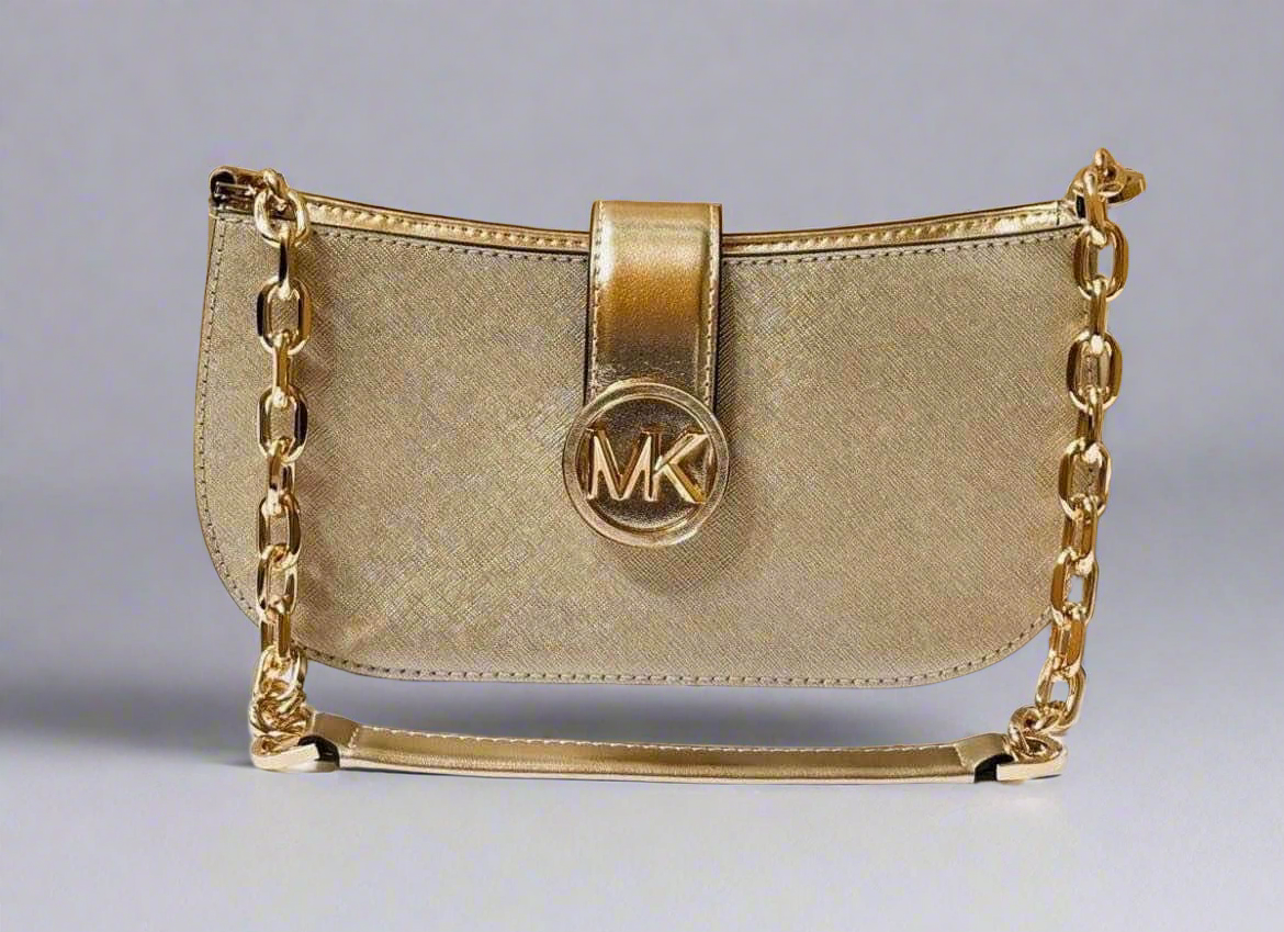 MICHAEL KORS CARMEN POUCHETTE SHOULDER BAG ONLY
