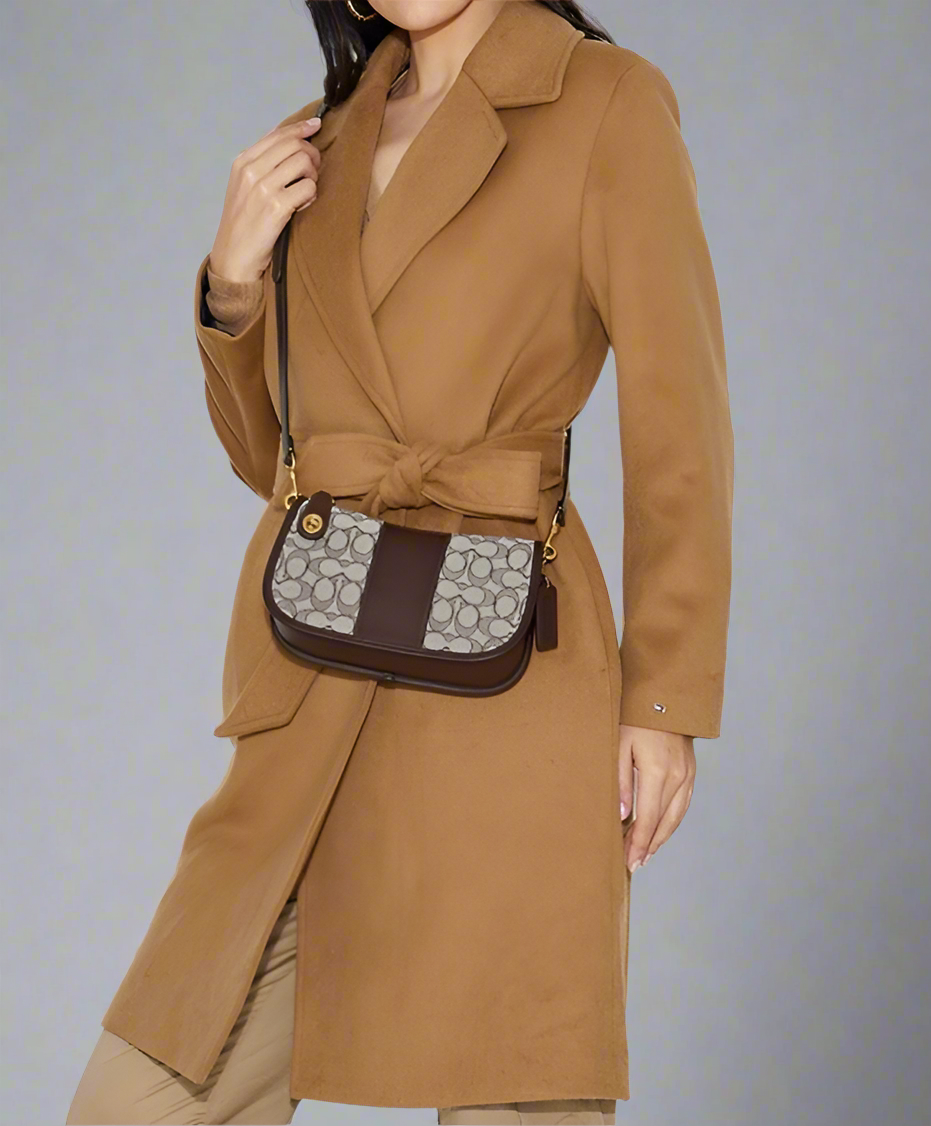 Coach Jacquard Swinger Shoylder Bag/Crossbody