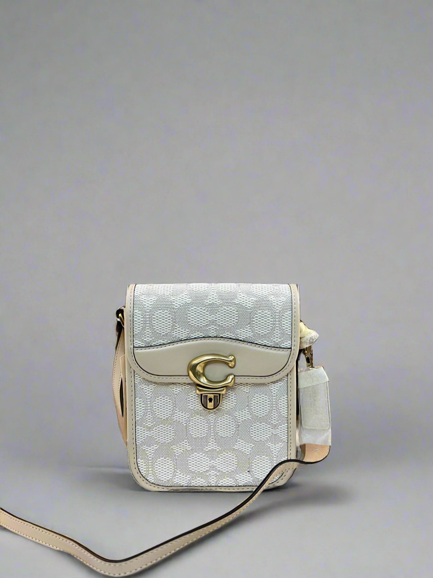 Coach Monogram Canvas Studio Phone Crossbody