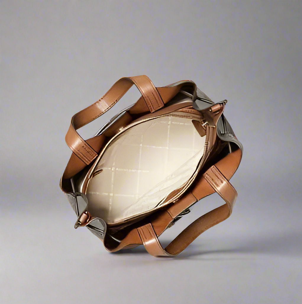 MICHAEL KORS EMILIA SMALL LOGO SATCHEL -  BROWN