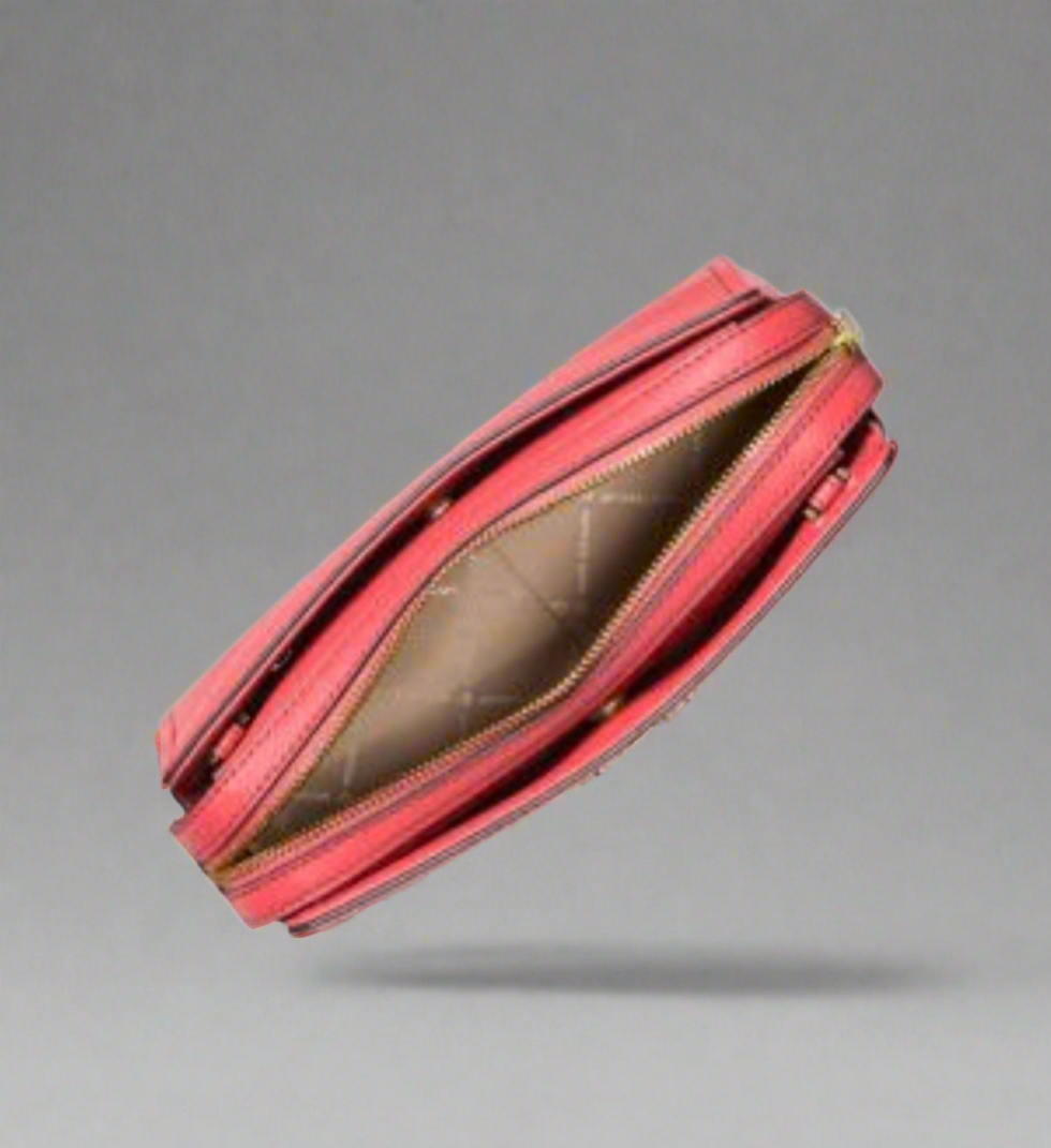 Michael Kors LESLIE MESSENGER BAG - ELECTRIC PINK ( FUSCHIA COLOR )