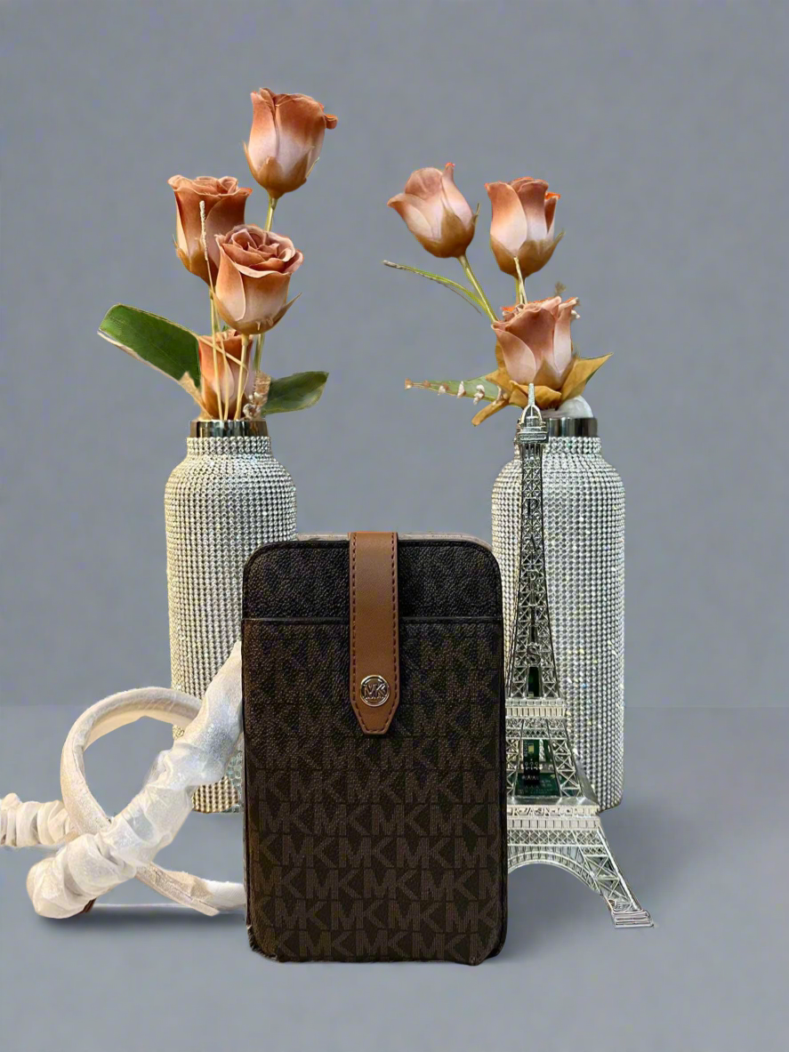 MICHAEL KORS LOGO SMARTPHONE CROSSBODY