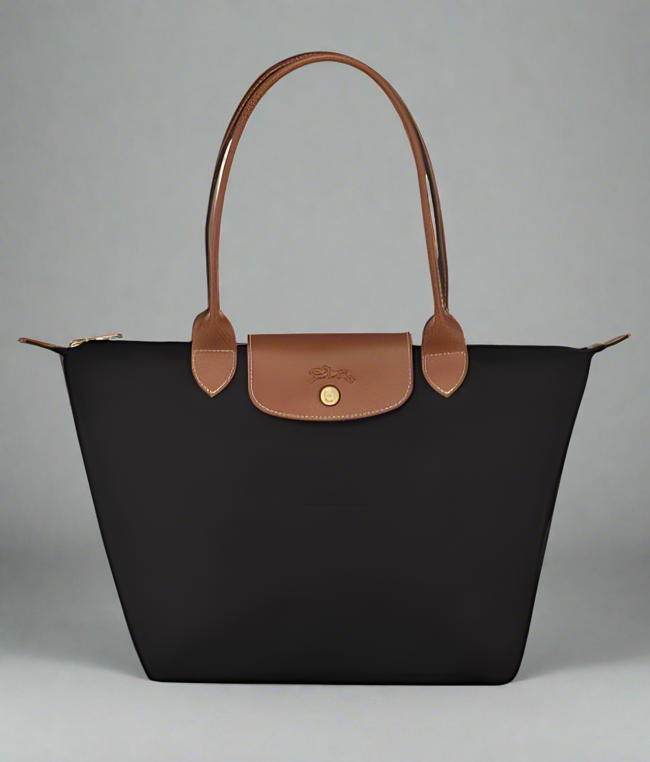 LONGCHAMP MEDIUM LE PLIAGE TOTE BAG - BLACK