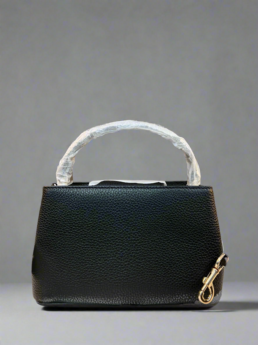 TORY BURCH MICRO BRITTEN SATCHEL - BLACK