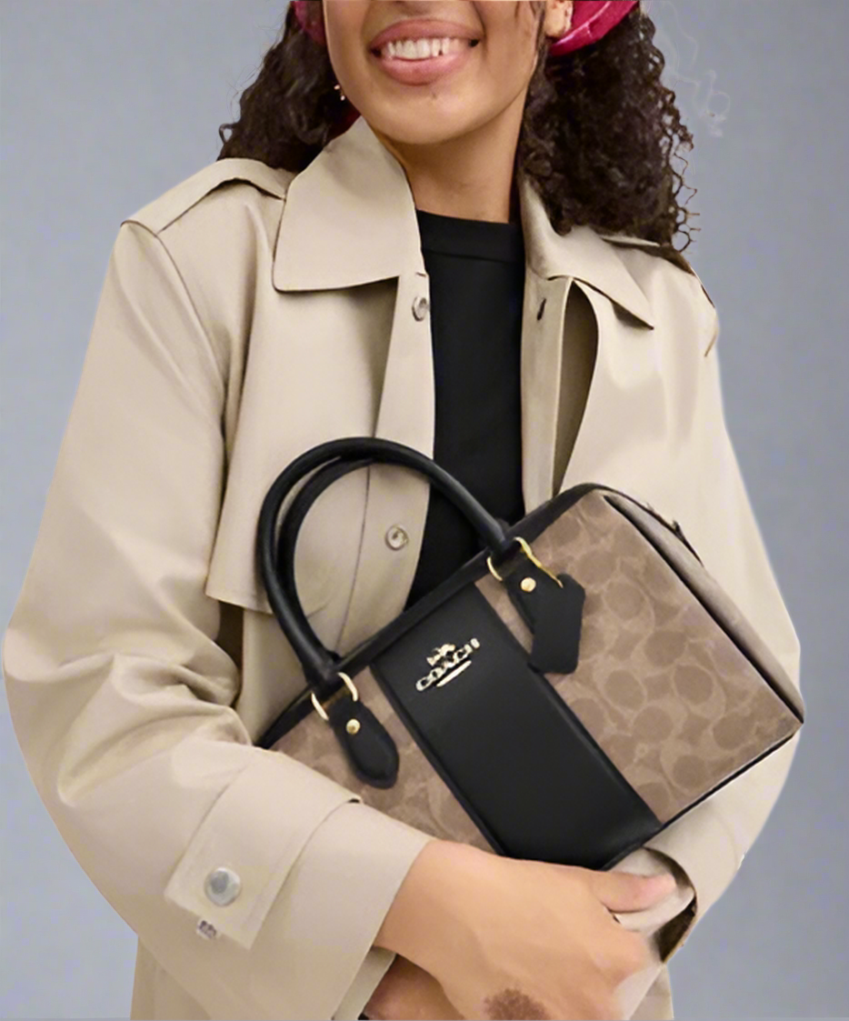 Coach Rowan Satchel Colorblock