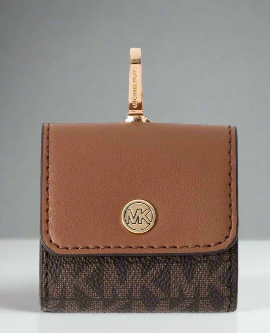 MICHAEL KORS JET SET LOGO CROSSBODY BAG WITH ATTACH - BROWN