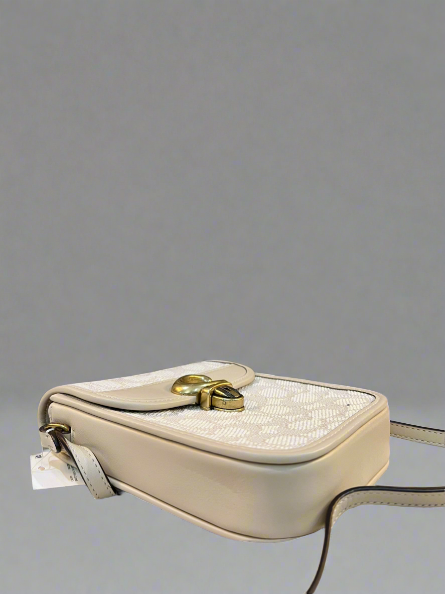 Coach Monogram Canvas Studio Phone Crossbody