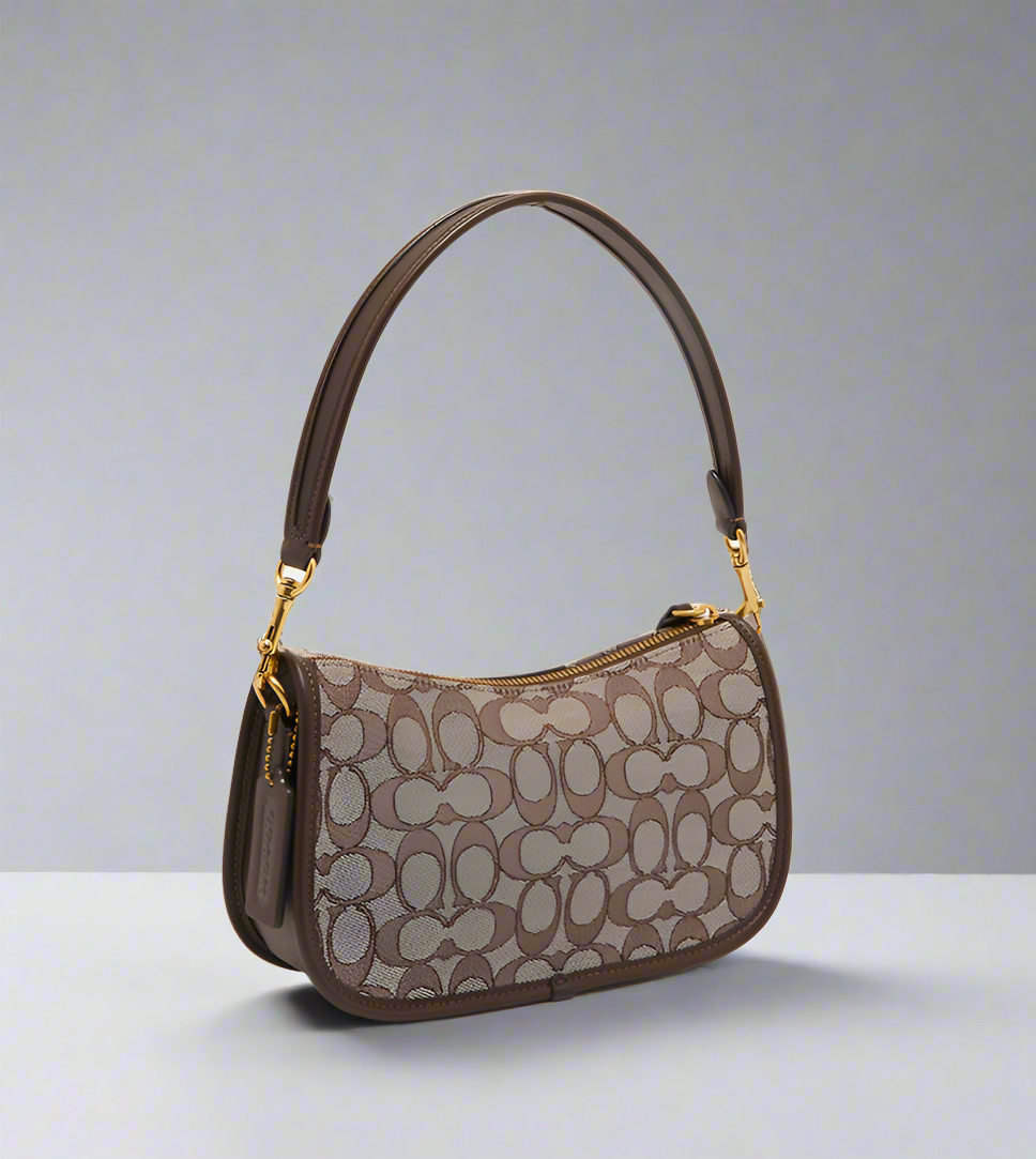 Coach Jacquard Swinger Shoylder Bag/Crossbody
